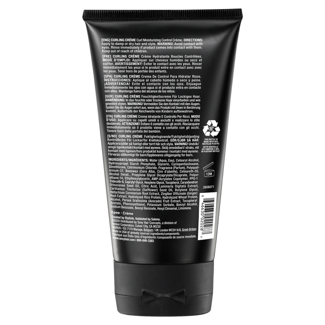 Style Sexy Hair Curling Creme Curl Moisturizing Control Creme Sexy Hair Concepts Cosmoprof 